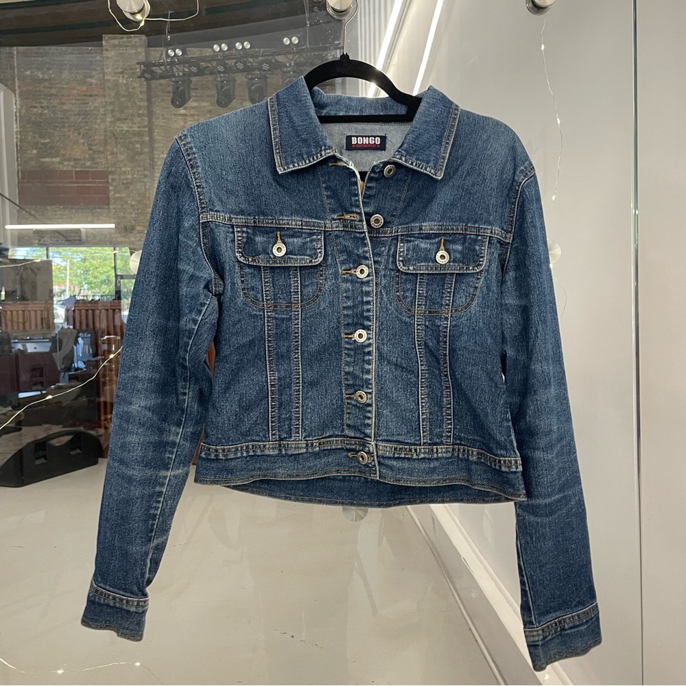 Vintage Cropped Jean Jacket